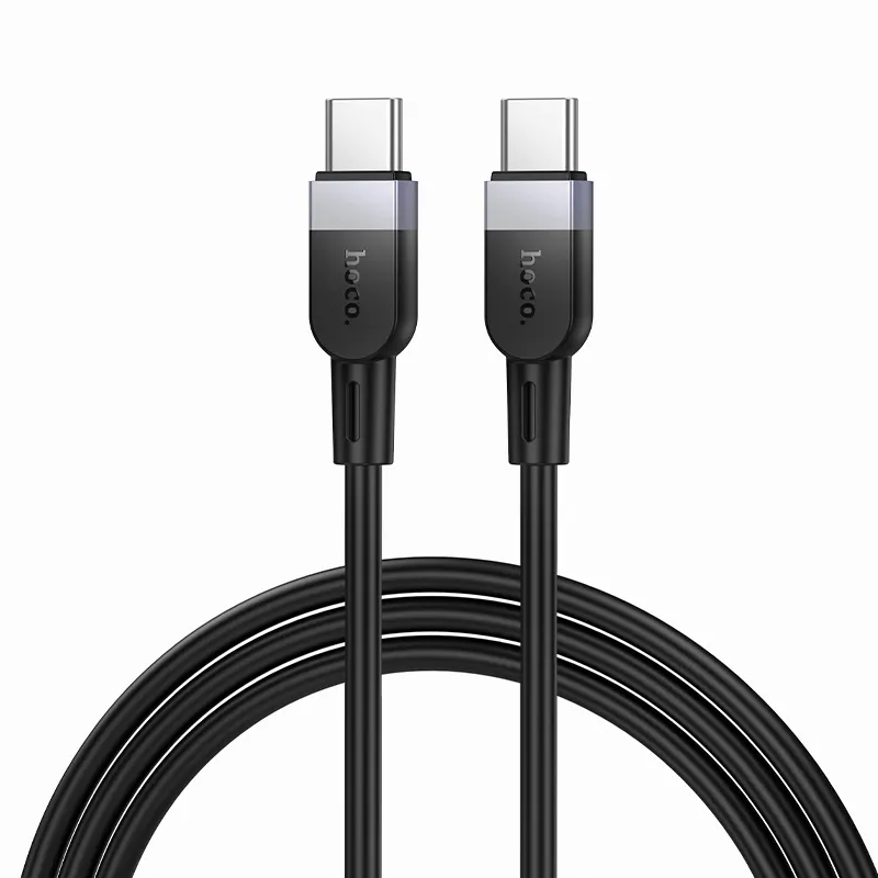 USB-C Data and Charging Cable - USB-C HOCO X109, 60W, 1m, Black