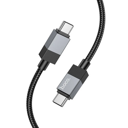 USB-C Data and Charging Cable - USB-C HOCO X110, 60W, 1m, Black