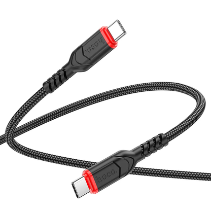 USB-C Data and Charging Cable - USB-C HOCO X59 Victory, 60W, 3m, Black