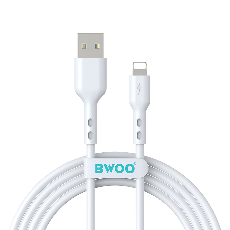 USB-A to Lightning Data and Charging Cable BWOO BO-X172L-2M, 15W, 2m, White