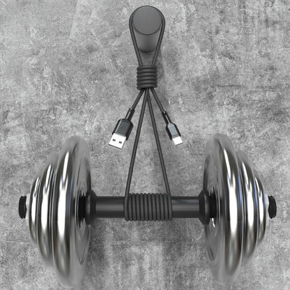 USB-A to USB-C Dudao L9T Data and Charging Cable, 100W, 1m, Black