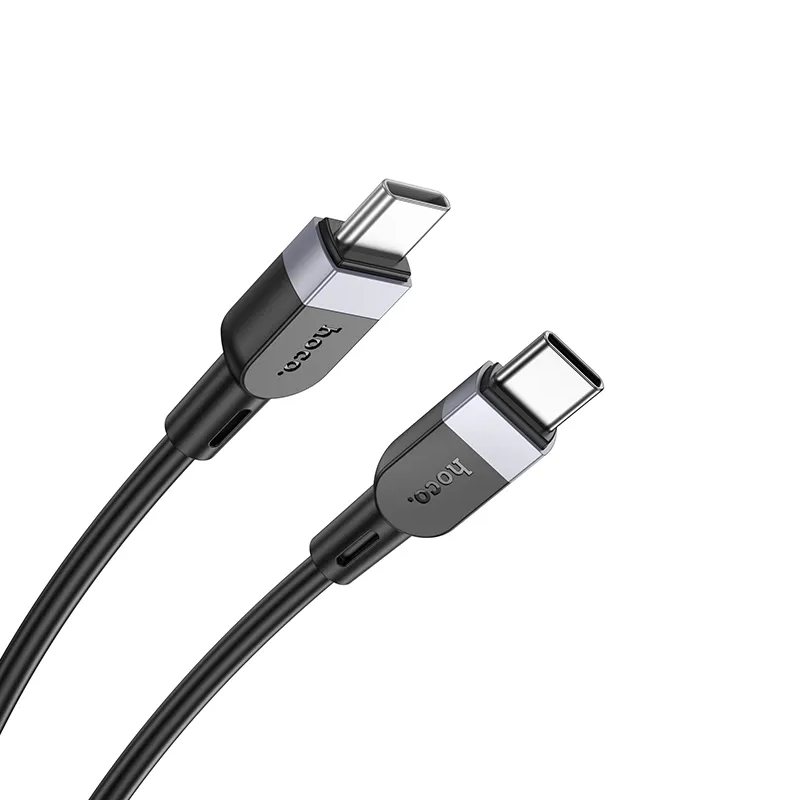 USB-C Data and Charging Cable - USB-C HOCO X109, 60W, 1m, Black