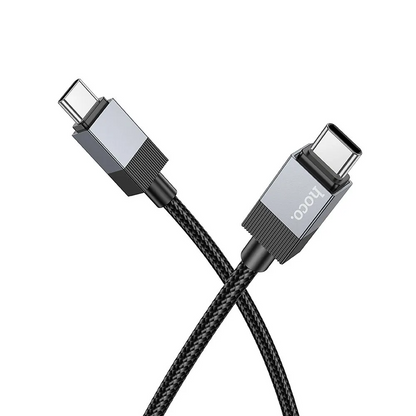 USB-C Data and Charging Cable - USB-C HOCO X110, 60W, 1m, Black