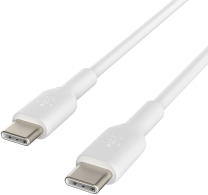 USB-C Data and Charging Cable - USB-C Belkin BoostCharge, 60W, 1m, White CAB003bt1MWH