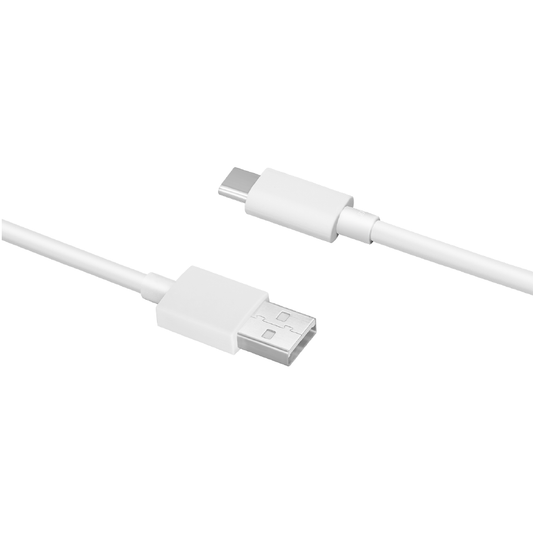USB-A to USB-C Data and Charging Cable Oppo DL129, 1m, White 611602000006