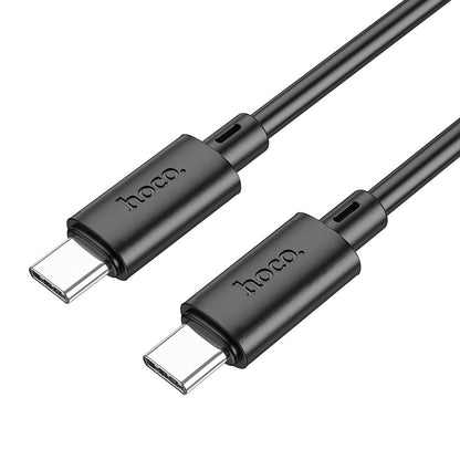 USB-C Data and Charging Cable - USB-C HOCO X88, 60W, 1m, Black 