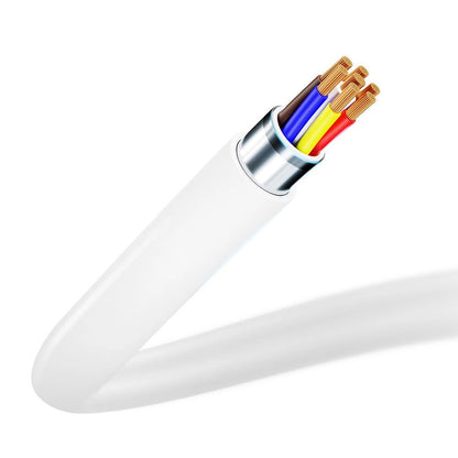 USB-C to Lightning Data and Charging Cable 3MK Hyper, 20W, 1.2m, White