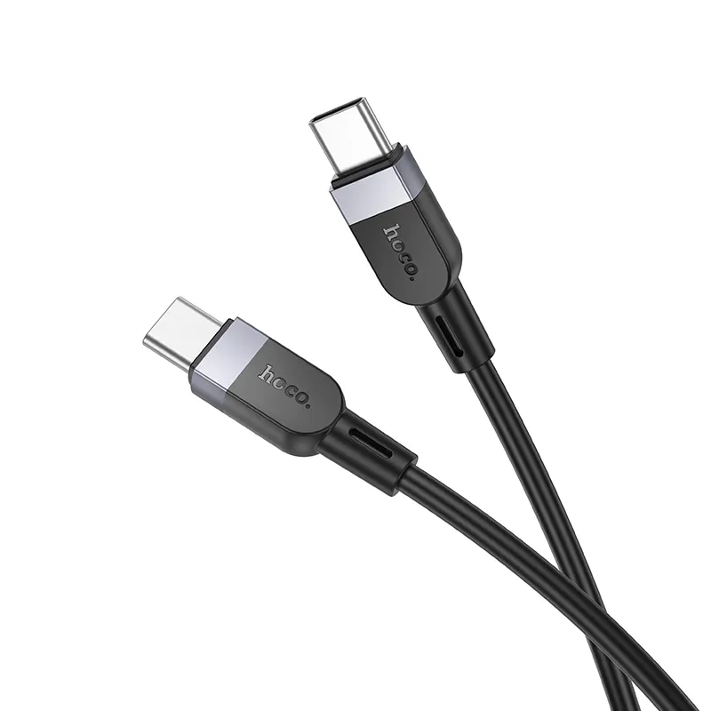 USB-C Data and Charging Cable - USB-C HOCO X109, 60W, 1m, Black