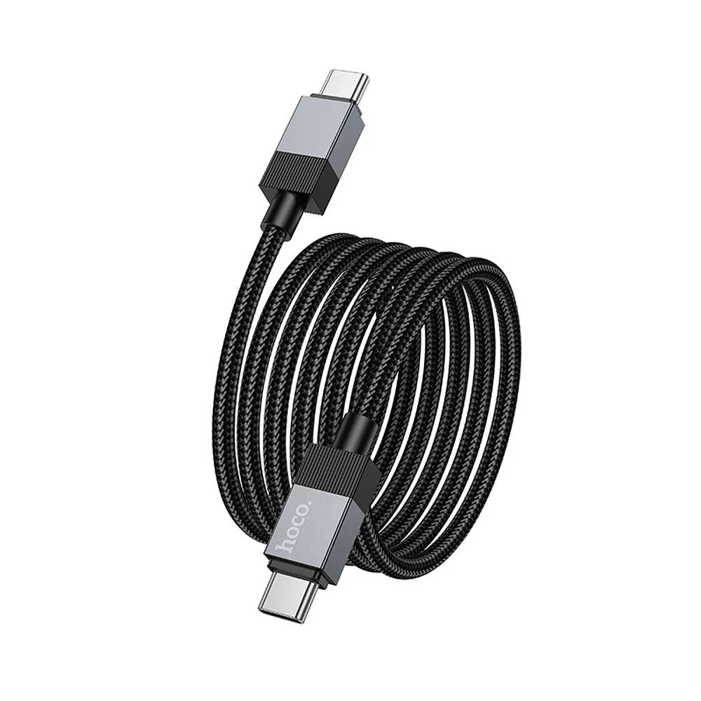 USB-C Data and Charging Cable - USB-C HOCO X110, 60W, 1m, Black