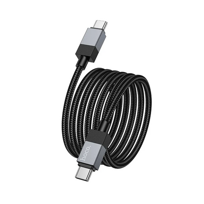 USB-C Data and Charging Cable - USB-C HOCO X110, 60W, 1m, Black