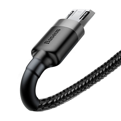 Data and Charging Cable USB-A - microUSB Baseus Cafule, 18W, 1m, Grey CAMKLF-BG1