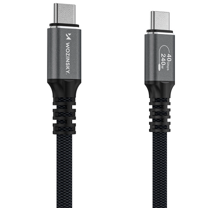 USB-C Data and Charging Cable - USB-C WZK WPS-UY42S, 240W, 2m, Black