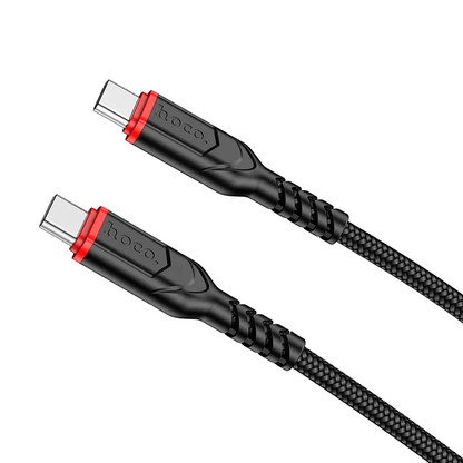 USB-C Data and Charging Cable - USB-C HOCO X59 Victory, 60W, 3m, Black