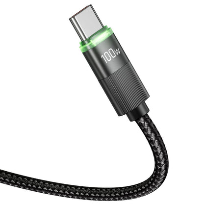 USB-C Data and Charging Cable - USB-C Tech-Protect UB20T Ultraboost, 100W, 1.8m, Black