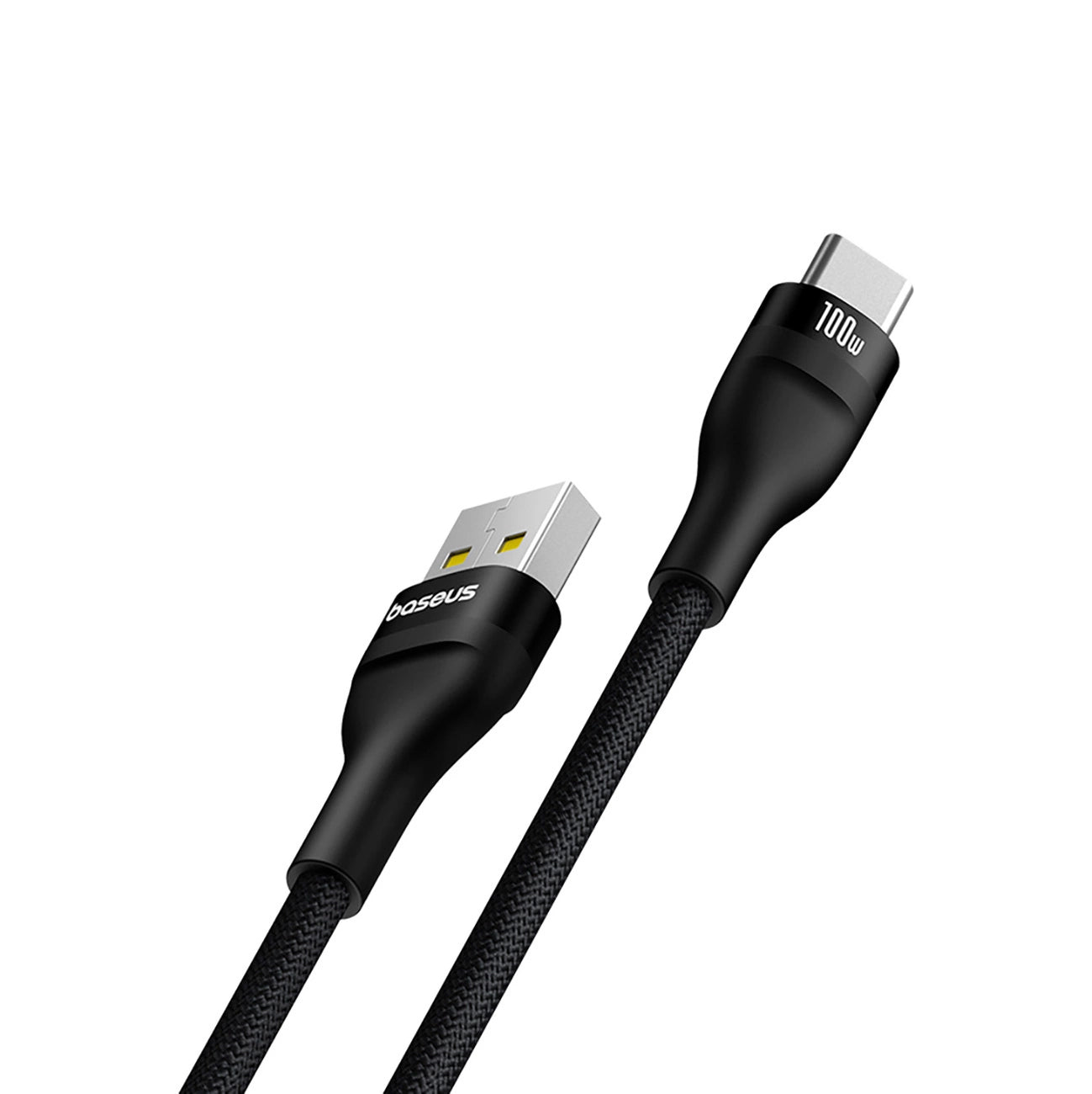 USB-A to USB-C Data and Charging Cable Baseus Flash Series II, 100W, 2m, Black P10311804111-01