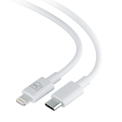 USB-C to Lightning Data and Charging Cable 3MK Hyper, 20W, 1.2m, White