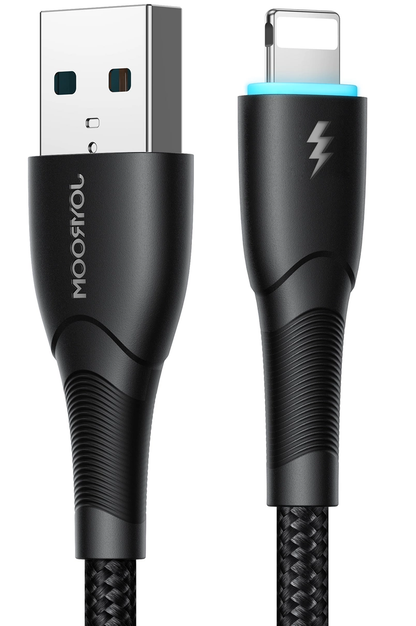 Joyroom SA32-AL3 USB-A to Lightning Data and Charging Cable, 18W, 1m, Black
