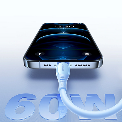 USB-C Data and Charging Cable - USB-C Joyroom S-A59 Vibrant, 60W, 1.2m, Blue