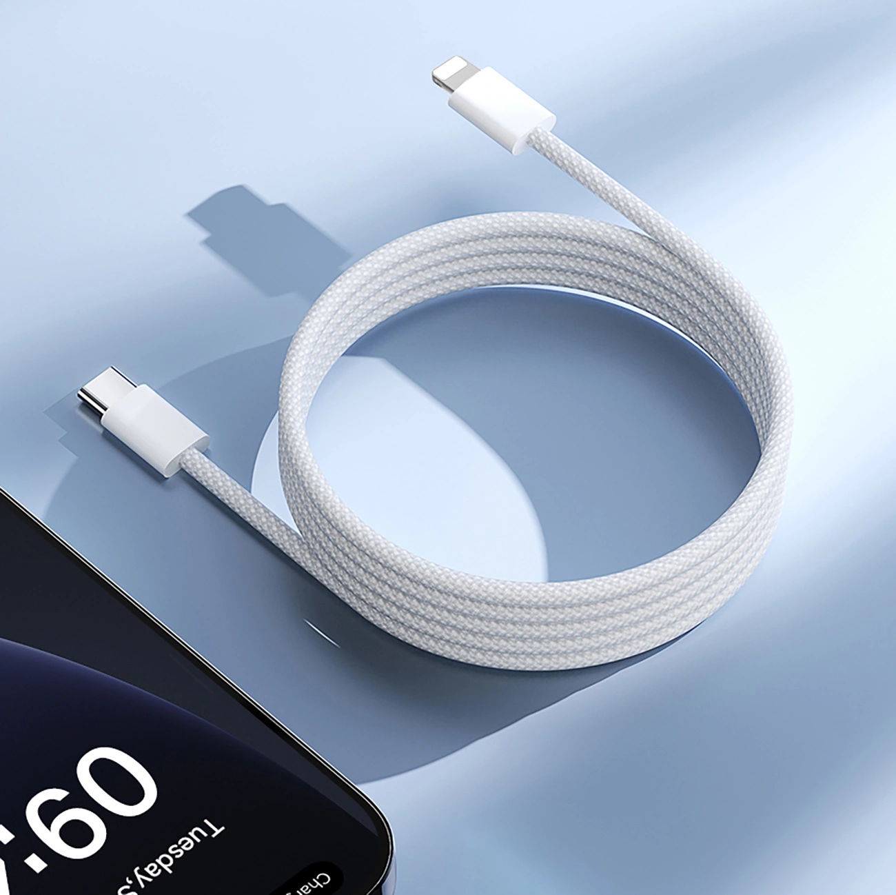 USB-C to Lightning Data and Charging Cable Joyroom S-A45, 30W, 1m, White
