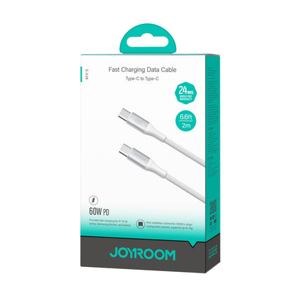 USB-C Data and Charging Cable - USB-C Joyroom S-A28 Flash, 60W, 2m, White