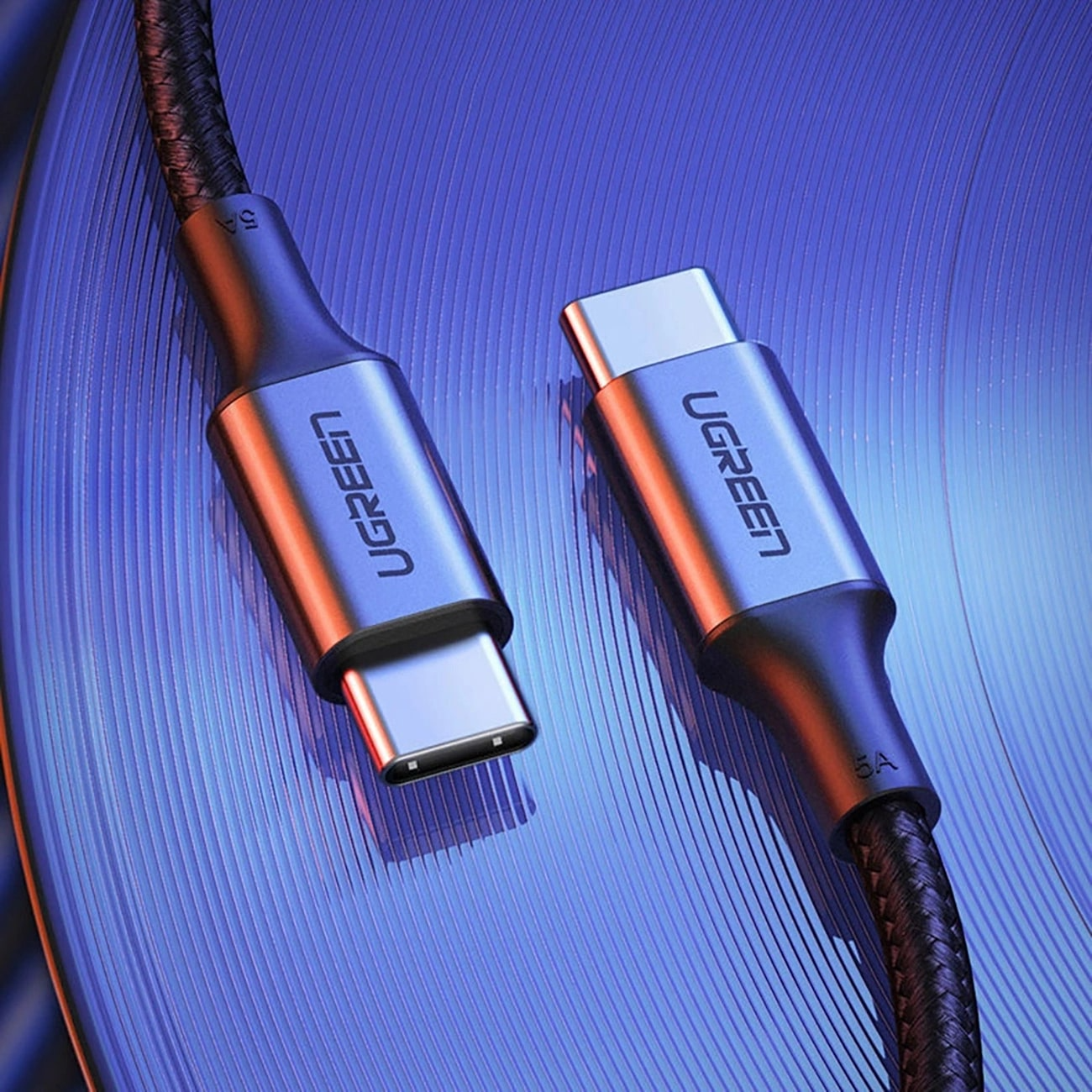 USB-C Data and Charging Cable - USB-C UGREEN US316, 100W, 3m, Gray
