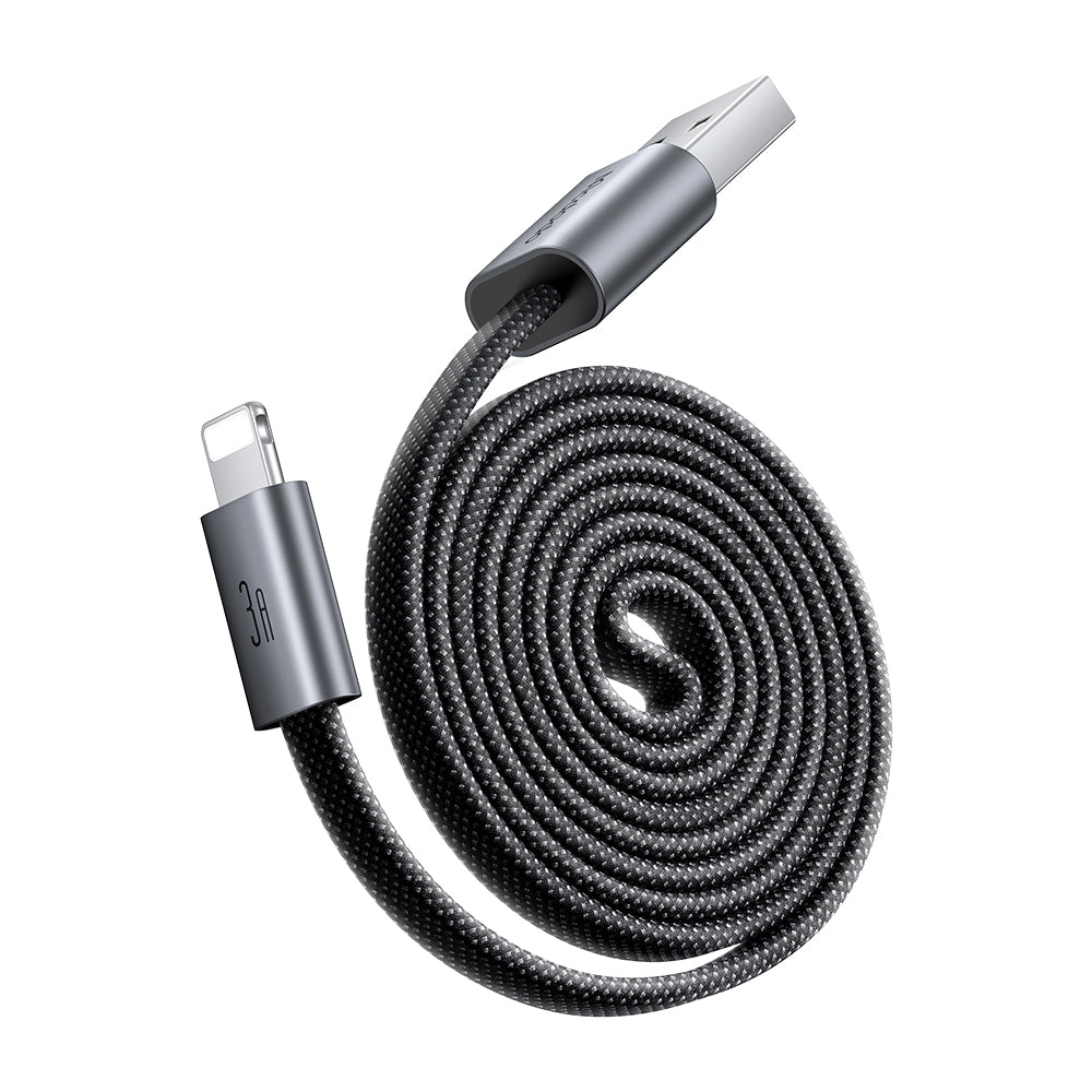 USB-A to Lightning Data and Charging Cable McDodo CA-1160, 18W, 1m, Black