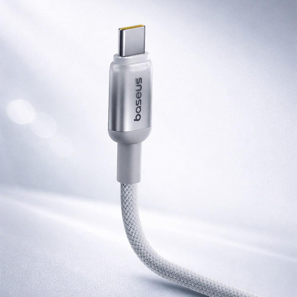 USB-A to USB-C Data and Charging Cable Baseus Discolor, 100W, 2m, Blue Green E0420801