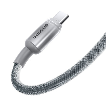 USB-A to USB-C Data and Charging Cable Baseus Discolor, 100W, 2m, Silver E0420803