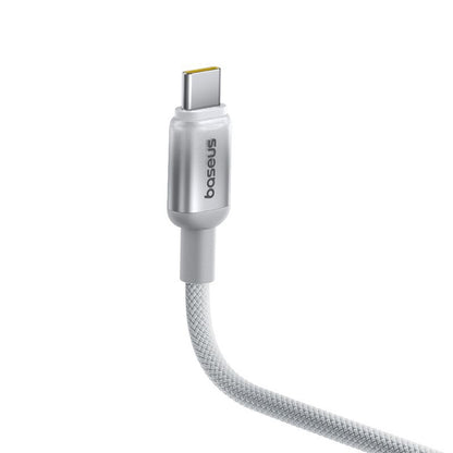 USB-A to USB-C Data and Charging Cable Baseus Discolor, 100W, 2m, Silver E0420803