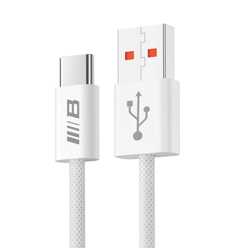 USB-A to USB-C Blueo Data and Charging Cable, 18W, 1.5m, White