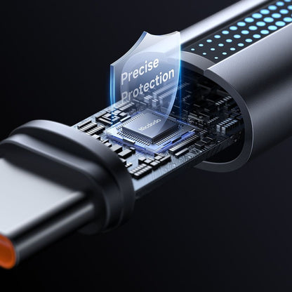 USB-A to USB-C Data and Charging Cable McDodo CA-5180, 100W, 1.2m, Black