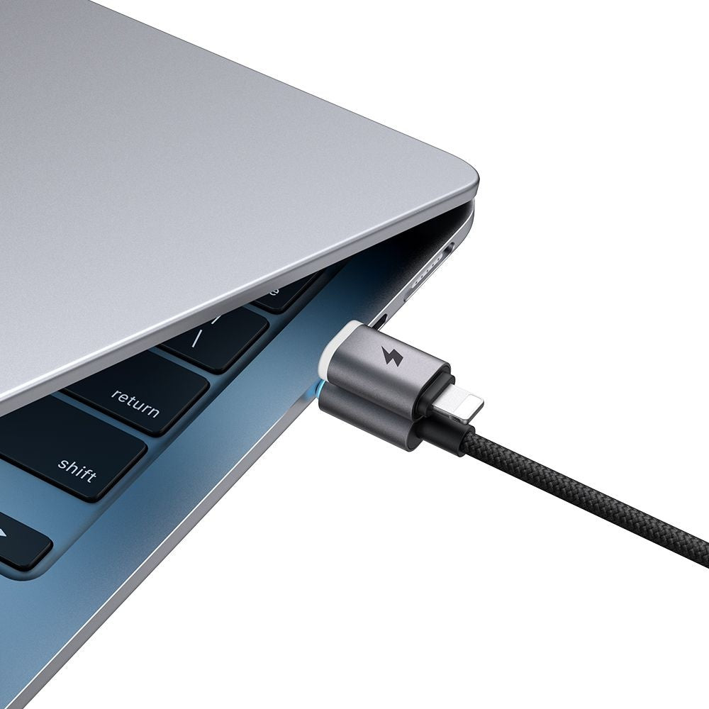 USB-A / USB-C Data and Charging Cable - USB-C / Lightning McDodo CA-6560, 60W, 1.2m, Black