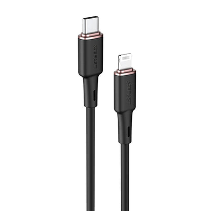 USB-C to Lightning Data and Charging Cable Acefast C2-01, 30W, 1.2m, Black