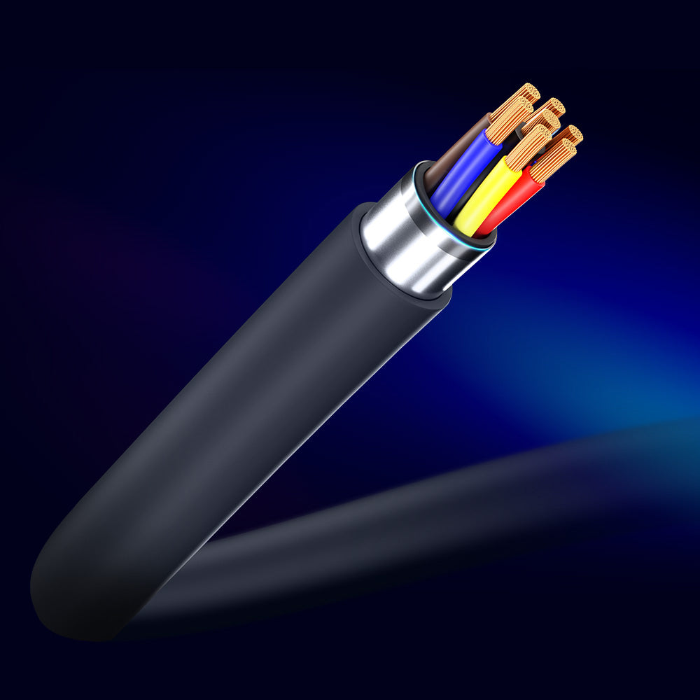 USB-C Data and Charging Cable - USB-C 3MK Hyper, 100W, 1.2m, Black