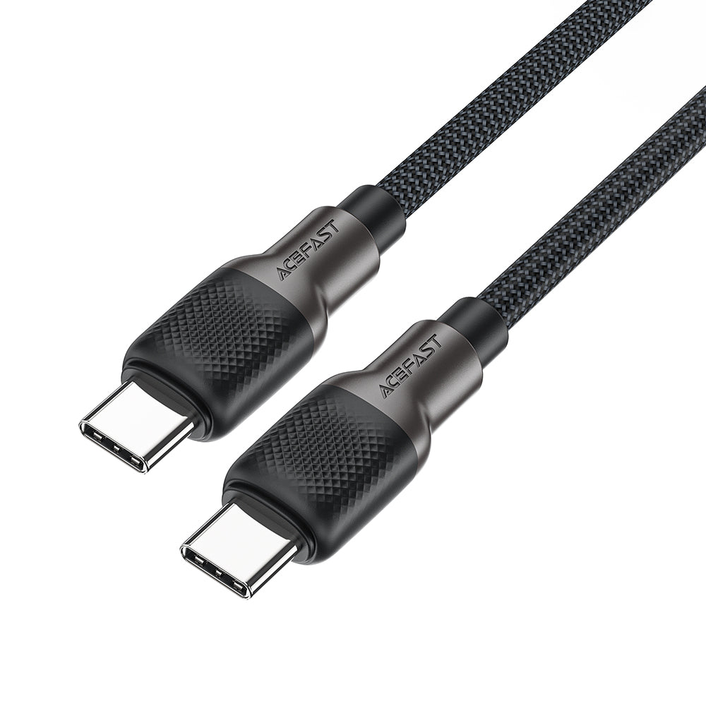 USB-C Data and Charging Cable - USB-C Acefast C10-03, 60W, 1.2m, Black