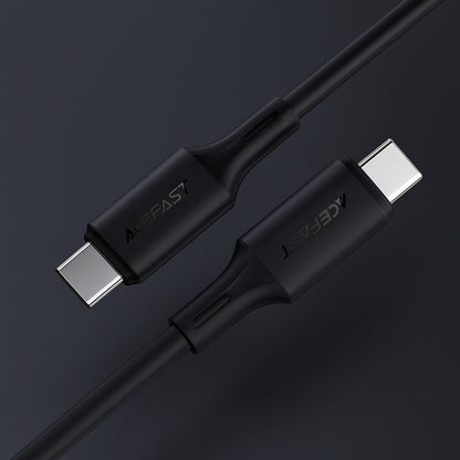 USB-C Data and Charging Cable - USB-C Acefast C17-03, 60W, 1.2m, Black