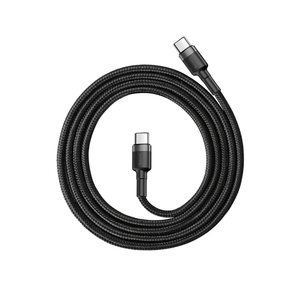 USB-C Data and Charging Cable - USB-C Baseus Cafule, 60W, 2m, Set of 3 pieces, Black S0TV002132