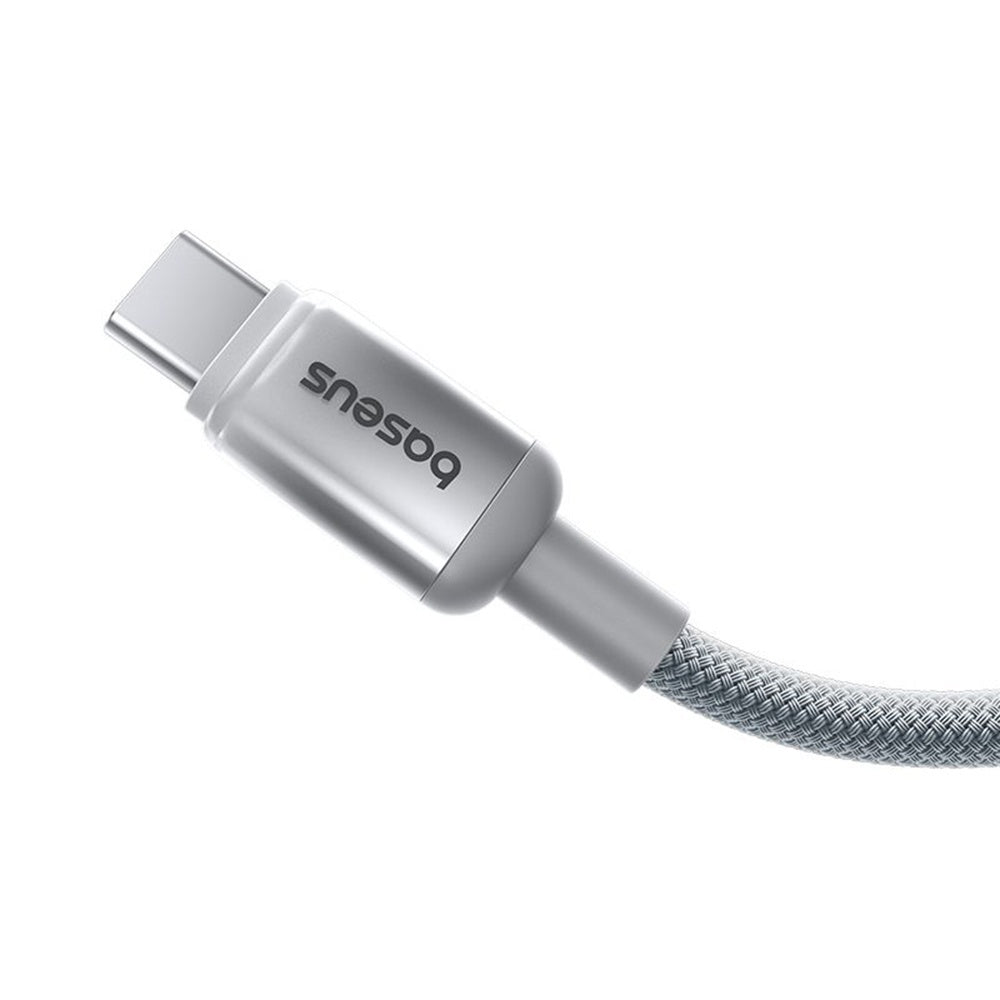 Baseus Discolor USB-C to USB-C Data and Charging Cable, 100W, 1m, Silver E0420701