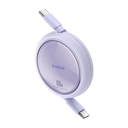 USB-C Data and Charging Cable - USB-C Baseus Free2Draw Mini Retractable, 100W, 1m, Purple P10364500511-00