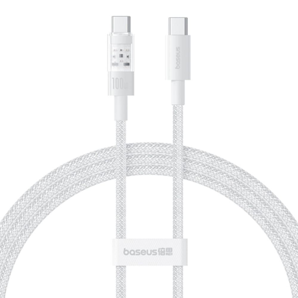 USB-C Data and Charging Cable - USB-C Baseus Gem, 100W, 1m, White P10373000211-00