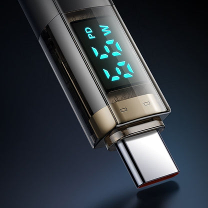 USB-C Data and Charging Cable - USB-C McDodo CA-3610 Auto Power Off Display, 100W, 1.2m, Black