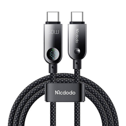 USB-C Data and Charging Cable - USB-C McDodo CA-4780 Display, 60W, 1.2m, Black