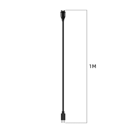 Techsuit TGC2 Charging Cable for Garmin Watch Fenix / vivoactive Series, USB-C, Black