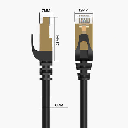 Orico PUG-C7 Network Cable, UTP, Cat7, 10m, Black