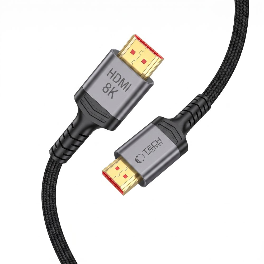 Tech-Protect Ultraboost 2 Video Cable, HDMI - HDMI, 8K, 3m, Black