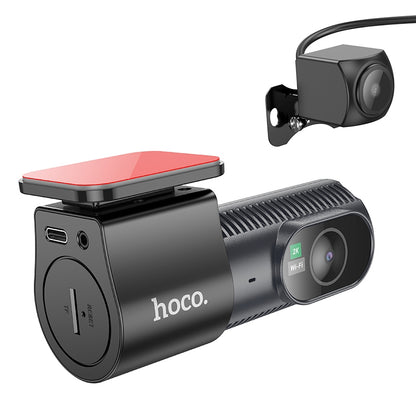 HOCO DV8 Front and Rear Car Camera, 2K, 1.47inch Display