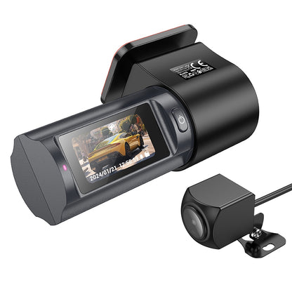 HOCO DV8 Front and Rear Car Camera, 2K, 1.47inch Display