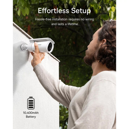 Baseus Solar S1 Surveillance Camera, Wi-Fi, 2K, IP67, Solar Panel, Outdoor S0SW002130