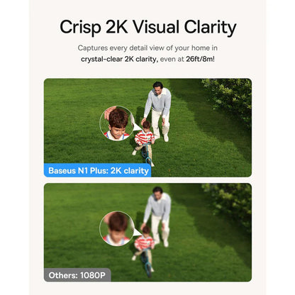 Baseus N1 Plus Surveillance Camera, Wi-Fi, 2K, IP67, Outdoor S0TZ002130