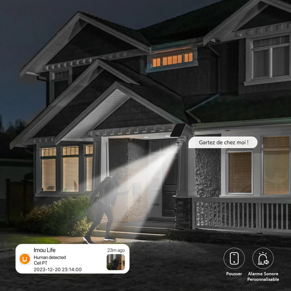 Imou Cell PT Surveillance Camera, Wi-Fi, 2K, IP66, Outdoor, White IPC-K9EP-3T0WE